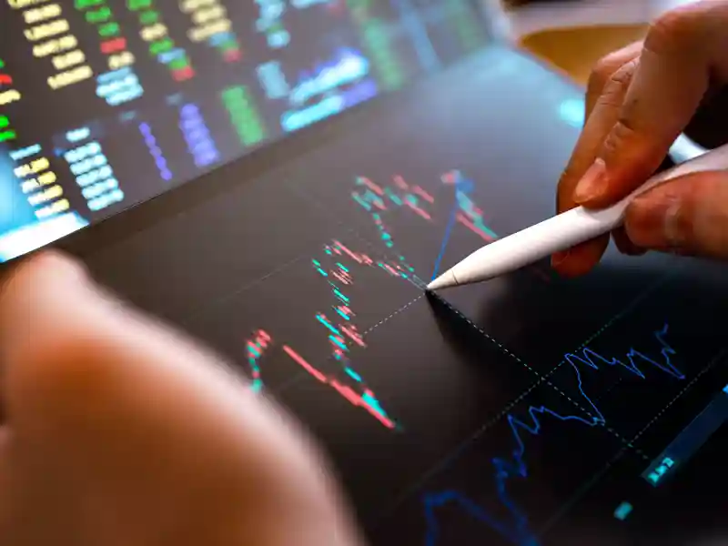 Business Investor buying stock.